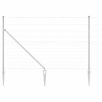 vidaXL Suvirintas vielinis tvoras su smailiais galais 50 x 1,5 m