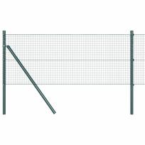 vidaXL Suvirintas vielos tvora žemės tvirtinimas 10 x 0,8 m Žalia