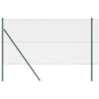 vidaXL Suvirintas vielos tvora žemės tvirtinimas 10 x 1,2 m Žalia