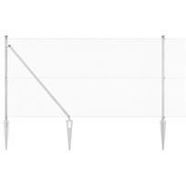 vidaXL Suvirintas vielinis tvoras su smailiais galais 10 x 1,4 m