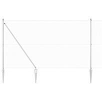 vidaXL Suvirintas vielinis tvoras su smailiais galais 25 x 1,6 m