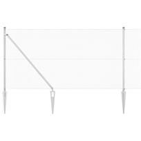 vidaXL Suvirintas vielinis tvoras su smailiais galais 50 x 1 m