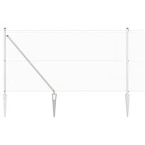 vidaXL Suvirintas vielinis tvoras su smailiais galais 50 x 1,4 m