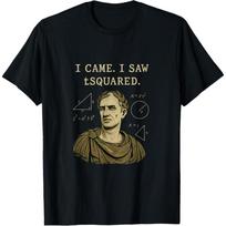 I Came I Saw tSquared Julius Caesar Math T-Shirt XXXXL juoda