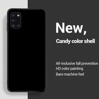 Liquid Silicone Soft Phone Case for Samsung Galaxy A31 A41 A51 A71 A11 A21S A12 A22 A32 A42 A52 A72 4G 5G Back Cover Cases A42 5G beige