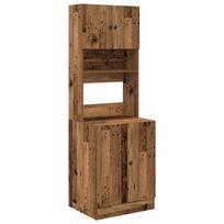 vidaXL Virtuvės bufetai Senas medis 60 x 50 x 180 cm