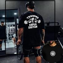 Dragon Ball Japanese Anime Men Women Jogger Gym T-Shirt Boys Children Short Sleeve Kids Goku Tee Summer Top Clothing 2026 4XL black