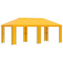 vidaXL Sodo Paviljonas 6 x 3 m Geltona Poliesteris ir plienas 190 gsm