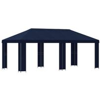 vidaXL Sodo Paviljonas 6 x 3 m Mėlyna Poliesteris ir plienas 190 gsm