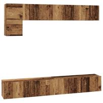 vidaXL TV spintelių komplektas 5 vnt. 100 x 30 x 30 cm Senovinis medis