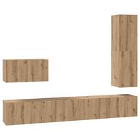 vidaXL TV spintelių komplektas 4 vnt. 30,5 x 30 x 110 cm