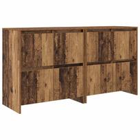 vidaXL Šoninės lentynos 2 vnt. Sena mediena 70 x 41 x 75 cm