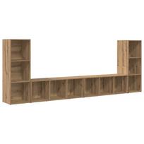 vidaXL TV spintelių komplektas 4 vnt. 37 x 35 x 107 cm