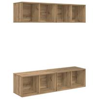 vidaXL TV spintelių komplektas 4 vnt. 37 x 37 x 72 cm