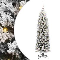 vidaXL Dirbtinė Kalėdų eglutė Žalia 150 cm PVC, plienas ir plastikas