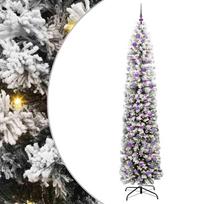 vidaXL Dirbtinė Kalėdų eglutė Žalia 240 cm PVC, plienas ir plastikas