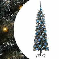 vidaXL Dirbtinė Kalėdų eglutė Žalia 150 cm PVC, plastikas ir plienas