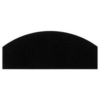Pusapvalio laiptų kilimėlis Lipnus 4 mm storio laiptų pakopos kilimas Anti-slip Neslystantis Namų grindų kilimėliai Visoms patalpoms black