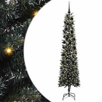 vidaXL Dirbtinė Kalėdų eglutė Žalia 240 cm PVC, plastikas ir plienas