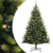 vidaXL Dirbtinis sulankstomas Kalėdų medis su 300 LED Žalia 240 cm