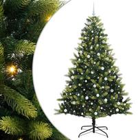 vidaXL Dirbtinis sulankstomas Kalėdų medis su 300 LED Žalia 240 cm
