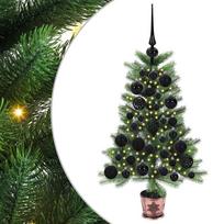 vidaXL Kalėdų eglutė su 150 LED s stovu Žalia 65 cm PE