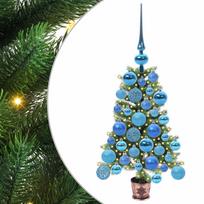 vidaXL Kalėdų eglutė su 150 LED s stovu Žalia 65 cm PE