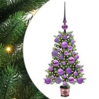 vidaXL Kalėdų eglutė su 150 LED s stovu Žalia 65 cm PE