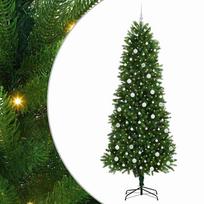 vidaXL Kalėdų eglutė su 300 LED s stovu Žalia 240 cm PE