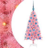 vidaXL Kalėdų eglutė Rožinė 120 cm PVC