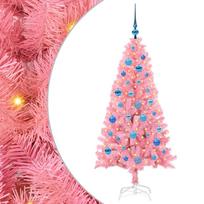 vidaXL Kalėdų eglutė Rožinė 150 cm PVC