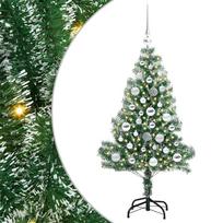 vidaXL Dirbtinė Kalėdų Eglė Su Sniegu ir LED Šviesa su 150 LED 120 cm