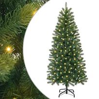 vidaXL Dirbtinė Kalėdų eglutė Žalia 120 cm PE ir PVC