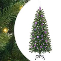 vidaXL Dirbtinė Kalėdų eglutė Žalia 150 cm PE ir PVC
