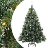 vidaXL Dirbtinė Kalėdų eglutė su 150 LED Žalia 150 cm PE ir PVC