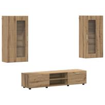 vidaXL TV spintelių komplektas FLORIN 3 vnt. 150 x 39 x 30 cm