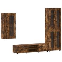 vidaXL TV spintelių komplektas FLORIN 3 vnt. 150 x 39 x 30 cm