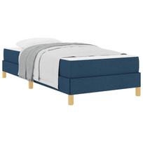 vidaXL Kiemas lova su čiužiniu Mėlyna 80 x 200 cm audinys
