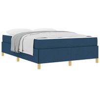 vidaXL Lovos rėmas Mėlyna 140 x 190 cm audinys