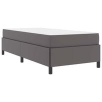 vidaXL Lovos rėmas su čiužiniu Pilka 80 x 200 cm audinys