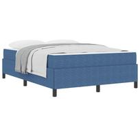vidaXL Lovos rėmas su čiužiniu Mėlyna 140 x 190 cm audinys