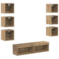 vidaXL Televizoriaus spintelė 8 vnt. 60 x 30 x 30 cm
