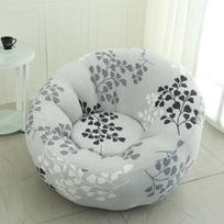 Bean Bag Chair Cover Single Sofa Lazy Couch Tatami Living Room Bedroom Lovely Leisure Single Chair Reading Chair Balcony white