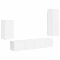 vidaXL TV spintelių komplektas 4 vnt. 31 x 30 x 100 cm