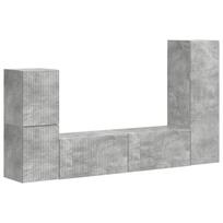 vidaXL TV spintelių komplektas 4 vnt. 30 x 31 x 100 cm Betono pilka
