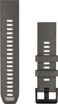 Garmin watch strap QuickFit 22mm fenix 9 Pro, pebble grey/silver