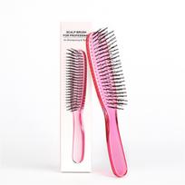 Professional Detangling Hair Brush with Soft Bristles for All Hair Types Ideal for Wet and Dry Hair, Pink One Size raudona