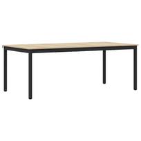 vidaXL Valgomieji stalai 200 x 100 x 75 cm Apdirbta mediena