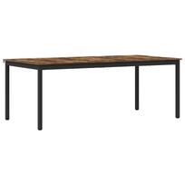 vidaXL Valgomieji stalai 200 x 100 x 75 cm Apdirbta mediena
