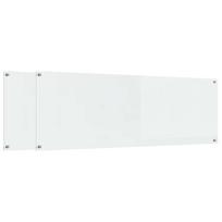 vidaXL Virtuvės atbraila 2 vnt. Skaidrus 120 x 40 cm grūdintas stiklas